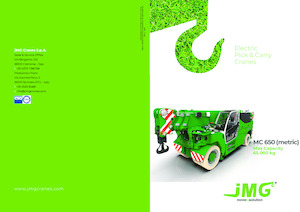 Przemysłowe żurawie samojezdne JMG MC 650