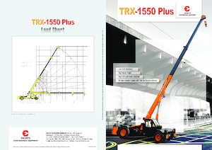 Przemysłowe żurawie samojezdne Escorts TRX 1550 Plus