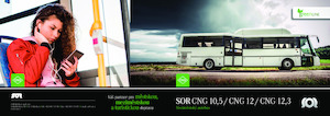 Autobusy międzymiastowe SOR CNG 12,3