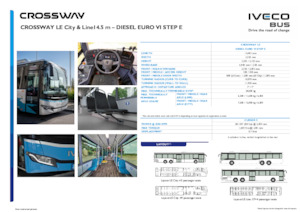 Autobusy międzymiastowe Iveco Crossway LE Line 14,5m