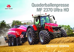 Prasa kostkująca Massey Ferguson MF 2370UHDTP
