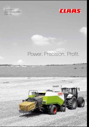 Prasa kostkująca Claas Quadrant 2100 RC