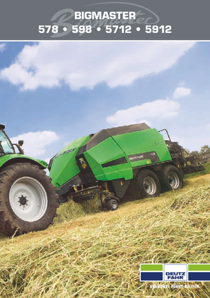 Prasa kostkująca DEUTZ-FAHR BigMaster 5912
