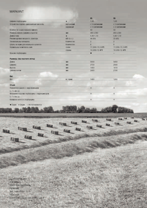 Prasa kostkująca Claas Markant 55