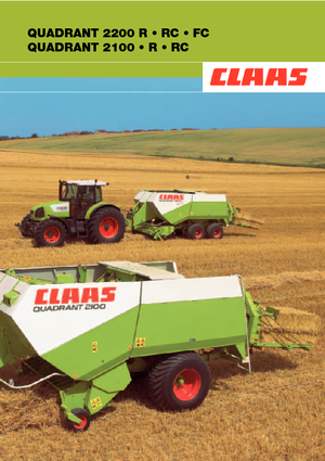 Prasa kostkująca Claas Quadrant 2100