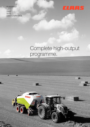 Prasa kostkująca Claas Quadrant 2200 RC Advantage