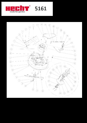 Kosiarki Samojezdne i Traktory Ogrodowe Hecht 5161