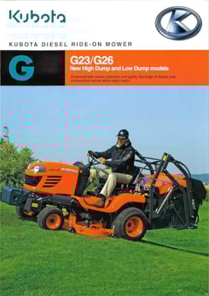 Kosiarki Samojezdne i Traktory Ogrodowe Kubota G23 HD 