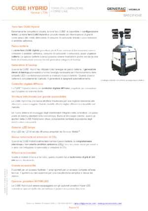 Maszty oświetleniowe Generac Mobile Cube Hybrid