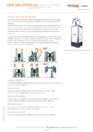 Maszty oświetleniowe Generac Mobile HPB 360 Hyper K2