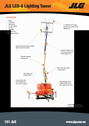 Maszty oświetleniowe JLG LED-8