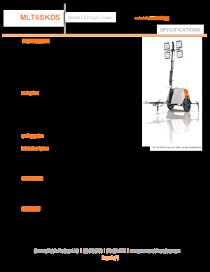 Maszty oświetleniowe Generac Mobile MLT6 SKDS