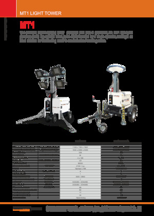 Maszty oświetleniowe Generac Mobile MT 1 LED