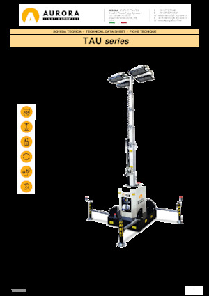 Maszty oświetleniowe Aurora Tau 4x320W