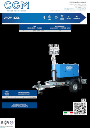 Maszty oświetleniowe CGM UR4-320L