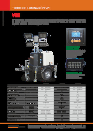Maszty oświetleniowe Generac Mobile V 20 Y2