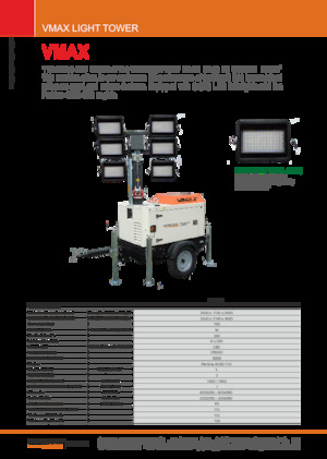 Maszty oświetleniowe Generac Mobile VMAX