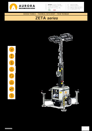 Maszty oświetleniowe Aurora Zeta 4x75W
