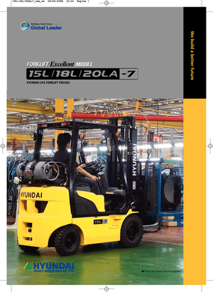 Wózki widłowe LPG Hyundai 20 LA 7