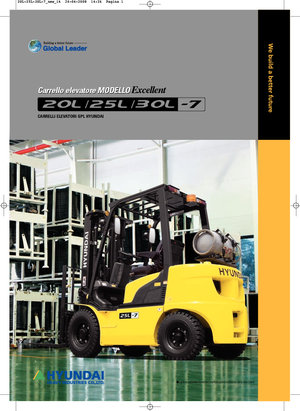 Wózki widłowe LPG Hyundai 25 L 7