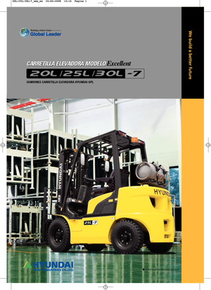 Wózki widłowe LPG Hyundai 25 L 7