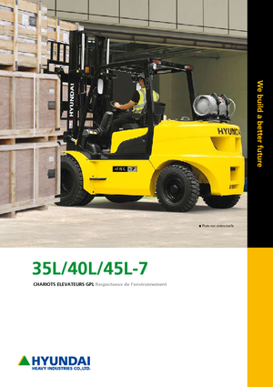 Wózki widłowe LPG Hyundai 35 L 7