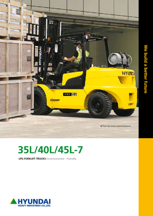 Wózki widłowe LPG Hyundai 35 L 7