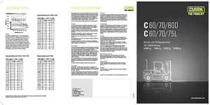 Wózki widłowe LPG Clark C60 L