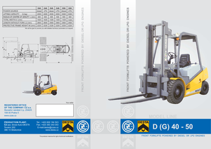 Wózki widłowe LPG Desta G 50