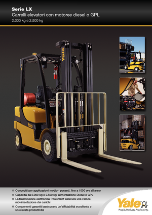 Wózki widłowe LPG Yale GLP 25 LX