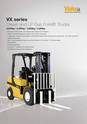 Wózki widłowe LPG Yale GLP 25VX Productivity