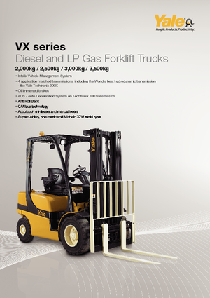 Wózki widłowe LPG Yale GLP 35VX Base
