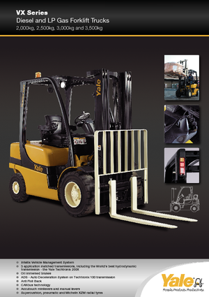 Wózki widłowe LPG Yale GLP 35 VX