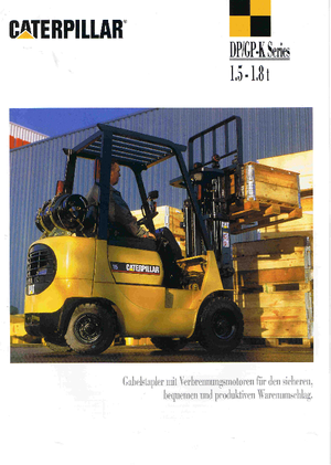 Wózki widłowe LPG Caterpillar GP 18 K