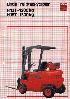 Wózki widłowe LPG Linde H 15 T