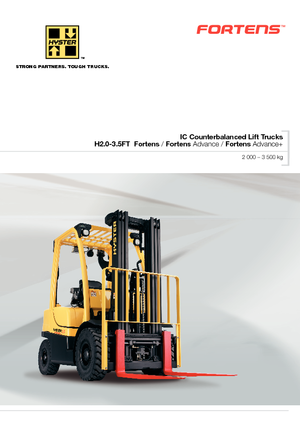 Wózki widłowe LPG Hyster H 2.5 FT