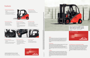 Spalinowe antywybuchowe wózki widłowe Linde H 35 T