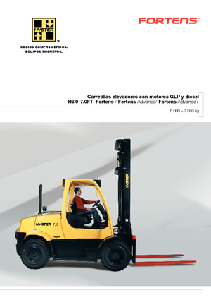 Wózki widłowe LPG Hyster H 7.0 FT