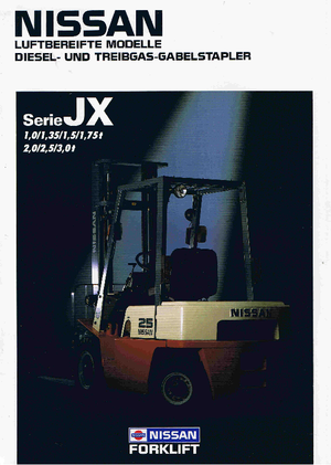 Wózki widłowe LPG Nissan UJ 02 A 25 U