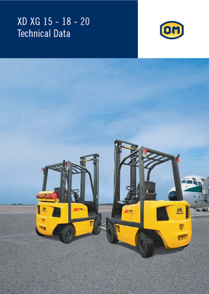 Wózki widłowe LPG OM XG 18