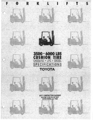 Wózki widłowe LPG Toyota 5 FG C 30