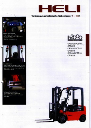 Wózki widłowe LPG Heli CPQD 15