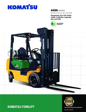 Wózki widłowe LPG Komatsu FG 18 HT-17
