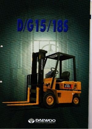 Wózki widłowe LPG Doosan G 18 S