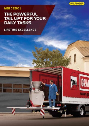 Platformy załadunkowe MBB Palfinger MBB C 2500 L