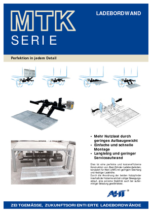 Platformy załadunkowe AHT MTK 1000 ST/AL