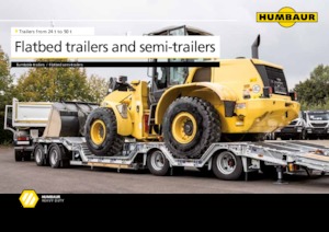 Przyczepy niskopodwoziowe Humbaur HTD 509525-5A