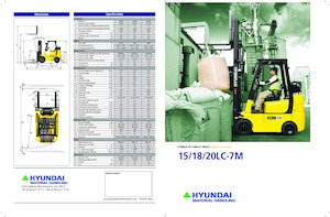 Wózki widłowe LPG Hyundai 18LC-7M