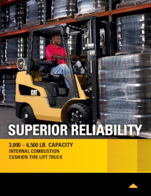 Wózki widłowe LPG Caterpillar 2C6000