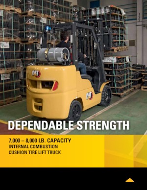 Wózki widłowe LPG Caterpillar 2C8000